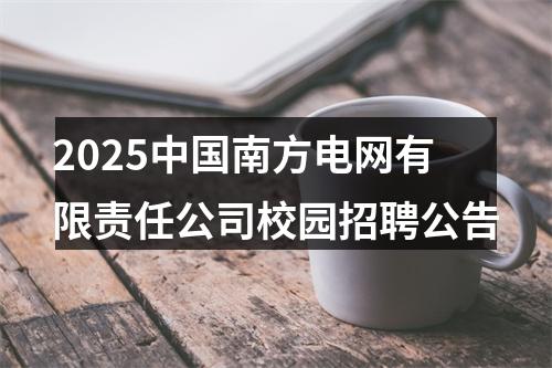 2025中国南方电网有限责任公司校园招聘公告 图片